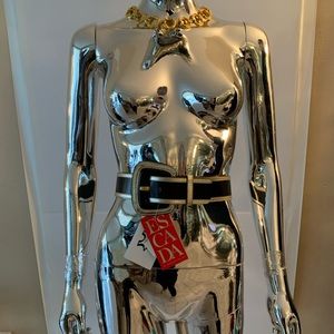 “HOST PICK” Vintage Escada Leather Belt with Trim